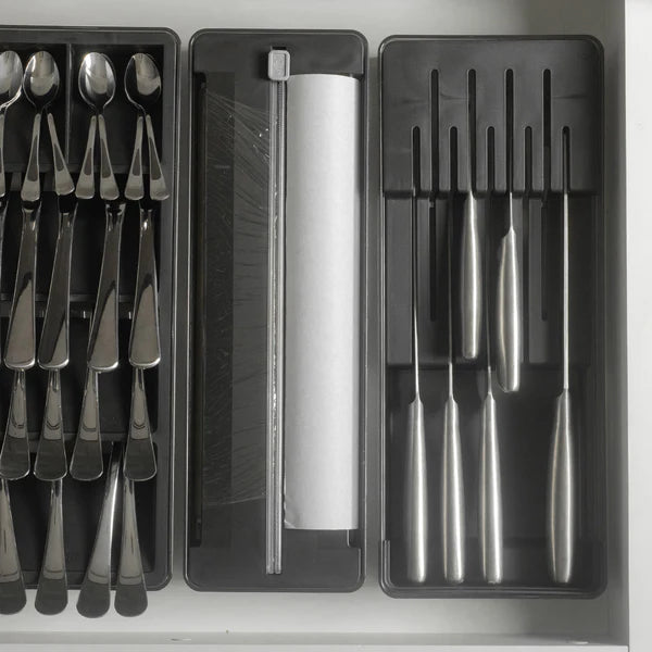 Kit organizador de gavetas de 3 peças Linha Clear