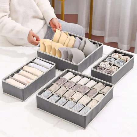 Organizador com Divisórias Estilo Colmeia – Praticidade e Elegância no seu Guarda-Roupas